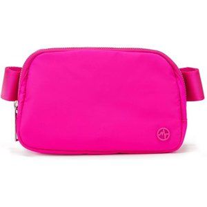 Women's Belt Bag for Women Crossbody Bags, with Adjustable Strap (Sonic Pink).